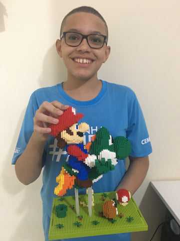 Lego de Montar Super Mário — detalhes do produto