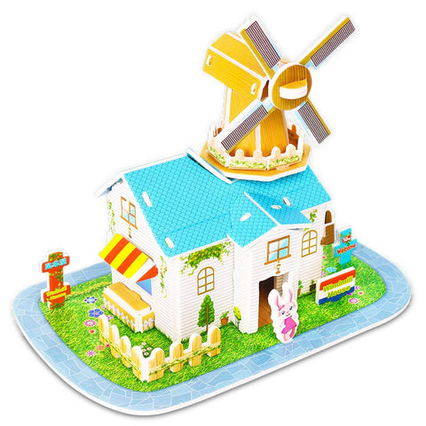 Quebra Cabeça 3D - Casas para Brincar — detalhes do produto