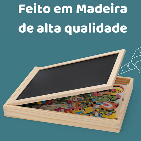Quebra Cabeça Animais em Quadro — detalhes do produto
