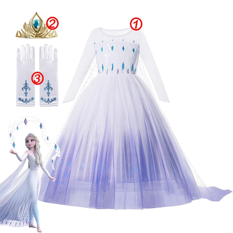 Fantasia Princesas Fronzen - Elsa e Anna — detalhes do produto