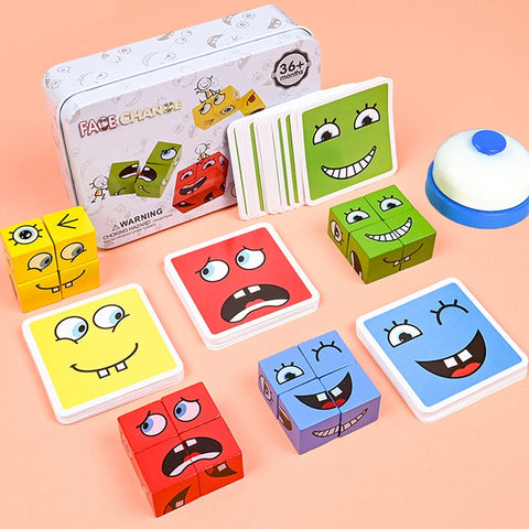 Jogo de Tabuleiro Troca de Face — detalhes do produto
