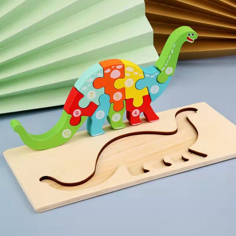 Quebra Cabeça de Madeira 3D - Mundo Animal — detalhes do produto