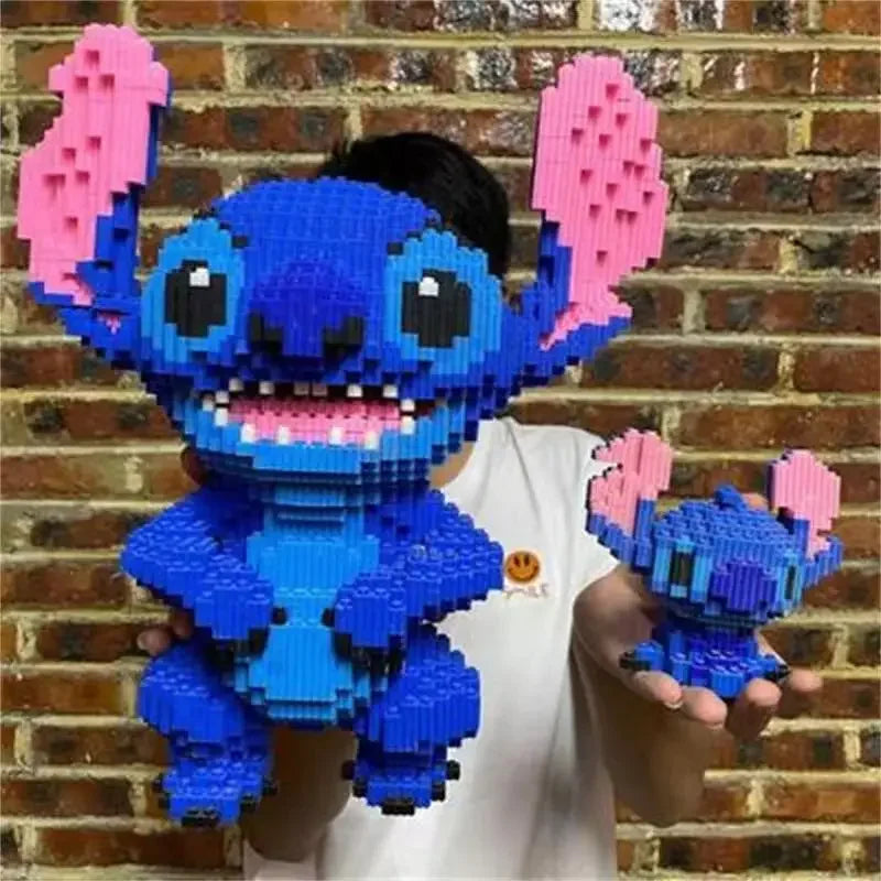 Lego de montar - Stitch gigante 30cm +5000 Peças - Edição limitada